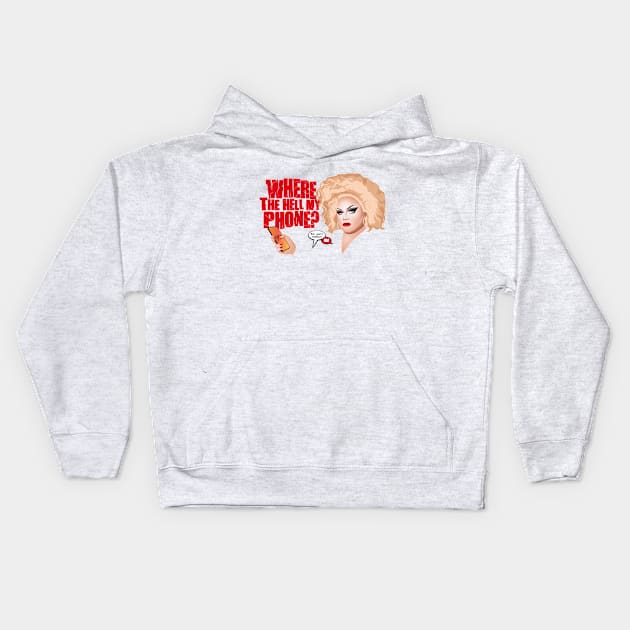 Ginger from Drag Race All Stars 6 Kids Hoodie by dragover